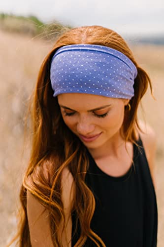 Maven Thread Wide Workout Headbands for Women – Non-Slip Sweatbands for Gym, Running & Yoga - color: Dentist