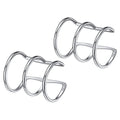 ChicSilver 925 Sterling Silver Ear Cuff Earrings Non Piercing Clip on Cartilage Cuff Earrings for Women - style: G: Simple Lines
