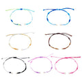 Adjustable Slider Bracelets Colorful Half Finished Bracelets Adjustable Beaded Bracelets DIY Friendship Bracelets for Women Jewelry Making Gifts Supplies - color: Light Colors