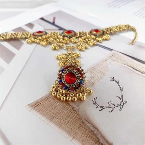 Boho Hand Chain Bracelet Ring For Women Trendy Finger Rings Retro Ethnic Style Dainty Adjustable Wrist Chain Cubic Zirconia Bracelet Wedding Jewelry Stocking Stuffers Engagement Gift - color: Colorful