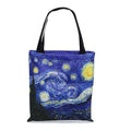 Canvas Tote Bag for Commuting, Foldable Travel Tote Bag Beach Bag Reusable Grocery Bags for Men Women, 13.4 x 14.2 Inch - color: A-sky