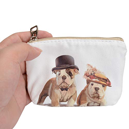 Women and Girls Cute Fashion Coin Purse Wallet Bag Change Pouch Key Holder - color: Cute Dog