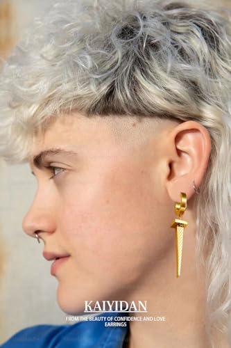 Silver/Gold Boho Dangle Statement Earrings for Women Trendy,Handmade Vintage Dainty Cute Long Drop Summer Earrings,fashion Accessories Jewelry Gifts - color: A25 Awl Gold Dangle