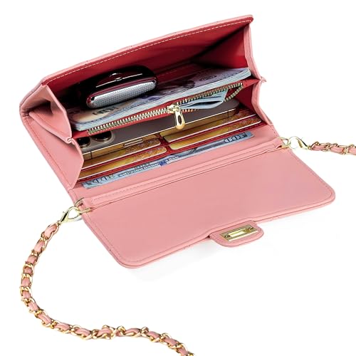 Small Cross Body Purses Sling Crossbody Bags for Women, Shoulder Bag Tote Purse Cross Body Bag Phone Bags - color: F Pink