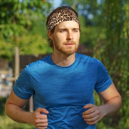 Leopard Print Headband for Women, Fashion Hair Band for Workout, Yoga, Daily Wear - color: 3