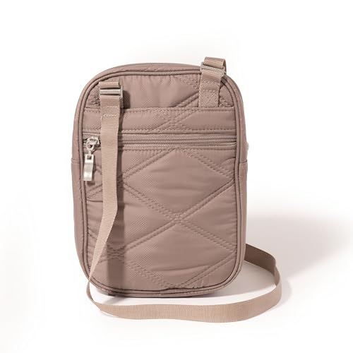 Baggallini Journey Crossbody Bags for Women 9x6 Small Lightweight Travel Handbag W/RFID - color: Moonrock Quilt