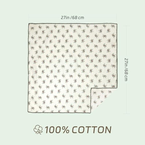 Cotton Bandana,Large Bandanas for Women,Head Coverings for Women,Head Scarf Handkerchief, Square Headband 27" x 27" - color: 27-17-retro-beige