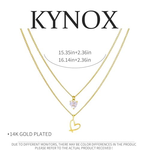 14K Gold Plated Necklace Gold Necklaces for Women Diamond Pendant Dainty Choker Layered Necklaces for Women Jewelry Set Gifts for Women Trendy Sister Mom Wife Womens Her Friend Party - style: 1006