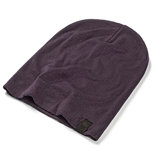 Revony Chemo Beanie Cap - Soft and Skin Friendly - 100% Cotton - color: Eggplant