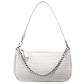 Loiral Small Purse for Women, Retro Classic Tote HandBag Shoulder Bags Clutch Purse - color: 1 White
