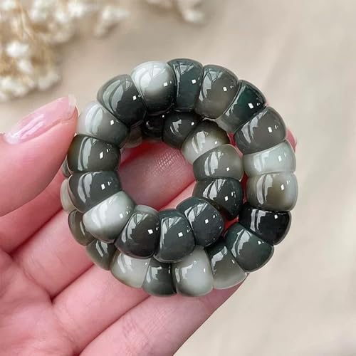 Fidget Bracelet Natural Bodhi Seeds Beaded Bracelets Zen Fidget Stretch Bracelets Alleviate Anxiety Stress Protection Healing Bodhi Jewelry Gifts for Women Men - color: A7:Fidget Bracelet
