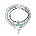 Layered Boho Necklaces for Women Gold Coin Pendant Necklaces Stackable Turquoise Choker Necklace for Women Western Jewelry - style: Style 8