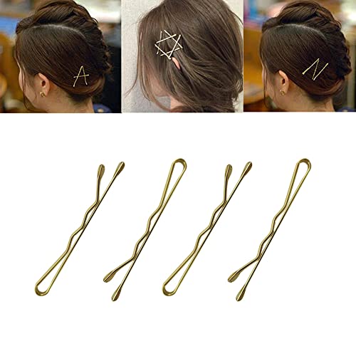 220 Count Mini Wavy 1.38 Inch Blonde Bobby Pins, YINGFENG Small Gold Hair Clips with Storage Box for Updos, Metal Hair Clips for Kids, Girls and Women, Suitable for All Hair Types - color: Gold（1.38inch）