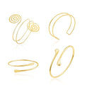 Frodete Arm Cuff Bracelet for Women Gold Upper Arm Jewelry Bangle Cuff Bracelets Starfish Shell Beach Jewelry Trendy Stuff Gifts - color: C1:arm cuff