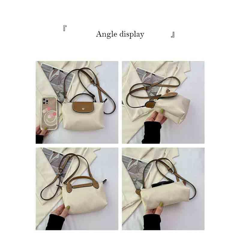 Fashionable and versatile handbag for women, mini shoulder bag, crossbody bag, coin purse, mobile phone bag - color: Off-white