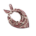 27.16'' Bandanas for Men, Cotton Mens Head Scarf with Flower Pattern Floral Hair Bandana Headband for Daily Casual - color: Red