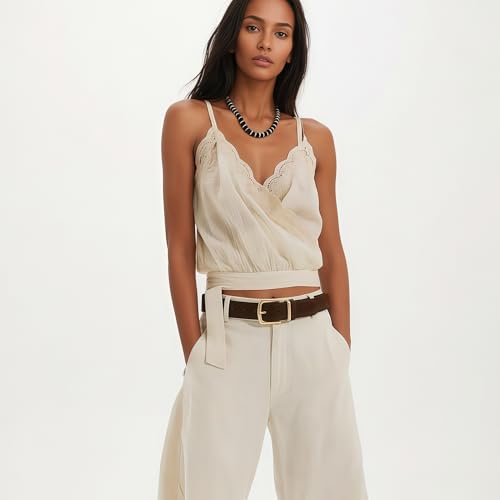 HOTWILL Women Suede Belt for Jeans Dresses Fashion Chunky Ladies Waist Belts with Gold Buckle - color: Coffee, size: Medium: 29"-32" (Pant 8-10)