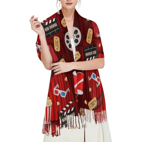 Scarfs for Women Fall Winter Scarves Shawls and Wraps for Evening Dresses - color: Design5