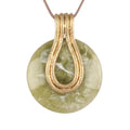 GelConnie Long Necklaces for Women Boho Large Pendant Necklace Casual Bohemian Brown Leather Choker Sweater Circle Statement Stone Necklace - style: Large Stone Necklace