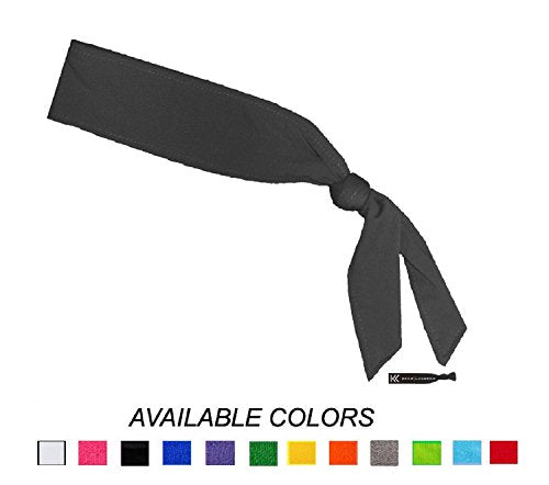 Headbands Tie on Headband for Women Men Running Athletic Hair Head Band Elastic Sports Sweat Basketball Sweatband Stetchy Yoga Workout Sweatbands Adjustable Non-Slip Moisture Wicking - color: Blue Tie Dye
