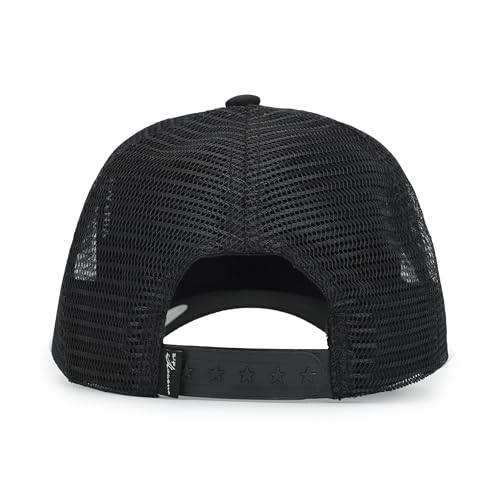 VINTAGE HAVANA Trucker Hats Women | Mesh Adjustable Snapback Hat | Men & Women Cute Trendy Fashion Baseball Cap - color: Black Glitter