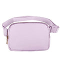 VOROLO Fanny Pack For Women And Men Crossbody Bag Belt Bag with Adjustable Strap Graduation Gifts Light Purple - color: Light Purple, style: 1 Pack Fanny Pack