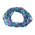 xuzhiyuan 18Pcs Boho Beaded Bracelets Set for Women Bead Stackable Stretch Bracelets, Colorful Handmade Jewelry for Beach, Party - color: Mix Blue