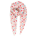 MELIFLUOS DESIGNED IN SPAIN Scarf for Women Lightweight Floral Flower Scarves for Summer Fall Shawl Wrap - color: Madrid Collections 42 - Beige Geometric