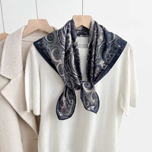 K-Elewon Women Medium Square Scarf Head Scarf Neck Scarf Hair Scarf Head Sleeping Wraps Bandana Scarfs for Women - color: V20