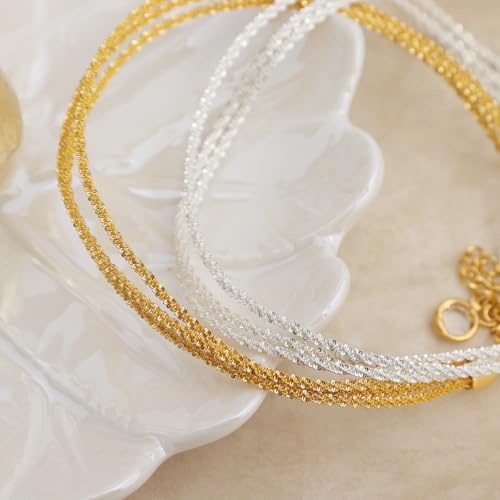 Dainty Gold Shell Pearl Charm Ankle Bracelet for Women Trendy non-Tarnish Adjustable Anklet Summer Beach Fashion Jewelry Gift - color: Gold Layered