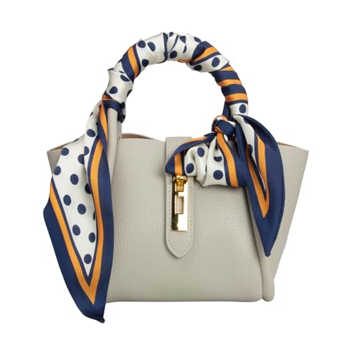 RIIQIICHY Hair Scarf for Women Like Silk Scarves Headband Neck Scarfs Twilly Purse Accessories - color: C016