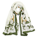 vimate 100% Large Silk Feeling Scarf-Women's Fashion Long Mulberry Silk Satin Neck Scarf Sunscreen Shawl Wrap Headscarf - color: Style 19