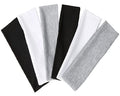 TERSE Hair Bands for Women's Hair Thin Cloth Headbands for Women Soft Stretchy Head Bands Solid Hair Hands - color: Headbands Color-D