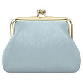 Coin Purse, Small PU Leather Change Purse, Coin Wallet with Clasp, Car Change Holder Pouch for Woman Men Kids Girls, Blue - color: Blue