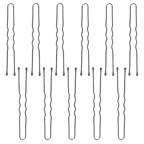 ForPro Professional Collection Hair Pins (575-Count Approx), Black, 2" L, Ball-Tipped, Crimped, Non-Damaging, 1 Lb. - color: Black