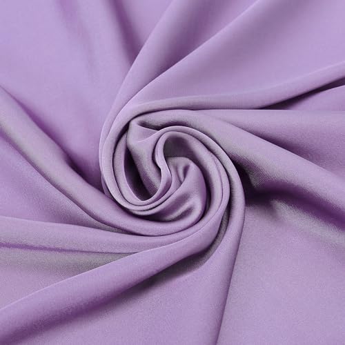 RIIQIICHY 35 Inch Head Scarf for Women Hair Scarf Like Silk Scarf Square Scarf Bandanas for Women - color: Purple