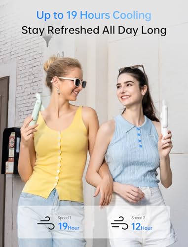 JISULIFE 3 IN 1 Handheld Mini Fan - Portable Fan & Power Bank & Flashlight, 19H Max Cooling, USB Rechargeable, Pocket-Sized for Travel, Cruise, Concerts, Makeup, 2026 Summer Gifts for Women(White) - color: White