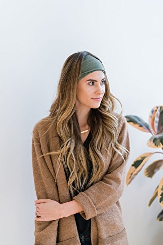 Maven Thread Wide Workout Headbands for Women – Non-Slip Sweatbands for Gym, Running & Yoga - color: Hustle
