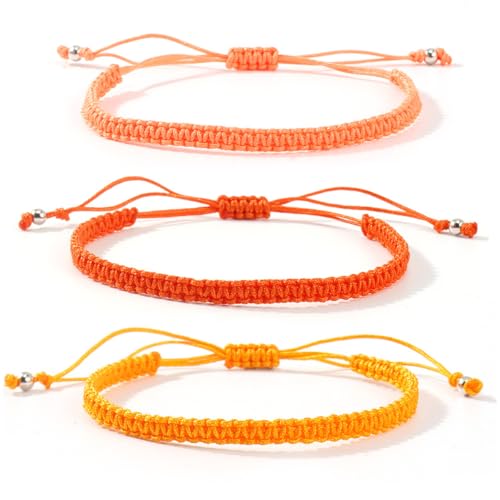 Caiyao 3Pcs Multicolor Handmade Friendship Braided Charm Bracelets Anklets Colorful Ajdjustable Woven Rope String Bracelets for Women Men Couple Summer Beach Surfer Boho Holiday Jewelry Gifts - style: SetG