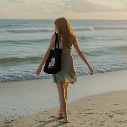 Aesthetic Tote Bag for Women | Medium Size with Inner Pocket | Stylish & Practical - color: Black