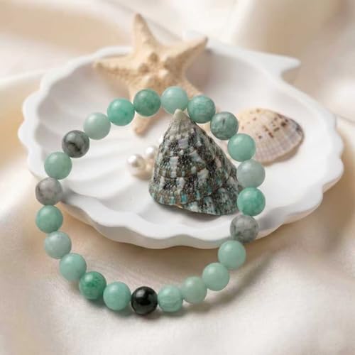 Crystal Bracelets, Bracelet for Women, Nature Crystal Stretch Elastic Bracelet, Nature Gemstone-8mm, Healing Stone Bracelets, Jewelry Gifts for Women, Holiday - color: Turquoise