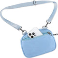 MAXTOP Small Crossbody Bags for Women Belt Bag Fanny Pack with Adjustable Strap - color: Azure Blue, style: Small Crossbody Bag