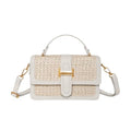 Straw Crossbody Bags for Women Summer Straw Clutch Bag Woven Beach Purse Vacation Handbags | Straw - color: A Beige
