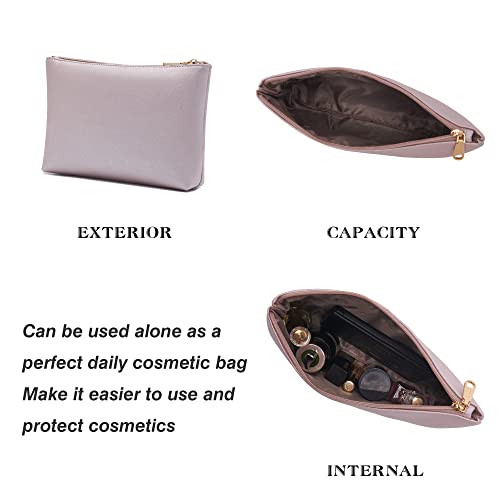 Purses And Wallets Set For Women Work Tote Satchel Handbags Shoulder Bag Top Handle Totes Purse With Matching Wallet - color: A112-3pcs/Set Lightpurple