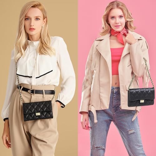 Small Cross Body Purses Sling Crossbody Bags for Women, Shoulder Bag Tote Purse Cross Body Bag Phone Bags - color: Black