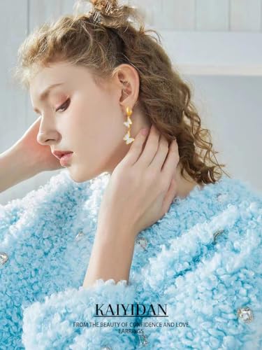 Silver/Gold Boho Dangle Statement Earrings for Women Trendy,Handmade Vintage Dainty Cute Long Drop Summer Earrings,fashion Accessories Jewelry Gifts - color: A26 Butterfly Gold Dangle