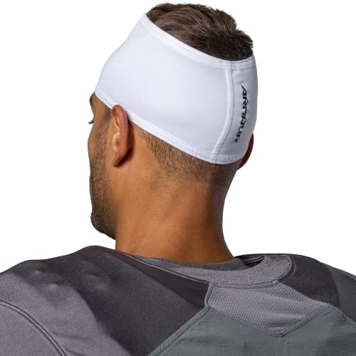 Under Armour Football Head Wrap, Moisture Wicking, Keeps Sweat Off Eyes - color: White