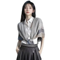 K-Elewon Large Square Scarf 51" Cotton and Linen Hand feel Scarf Fashion Scarves Hair Wrapping Scarfs Neck Scarves for Women - color: H2305