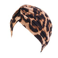 beauty YFJH Women's Cotton Turban Head Wrap Cancer Chemo Beanies Cap Headwear Cap Bonnet Hair Loss Hat - color: Leopard