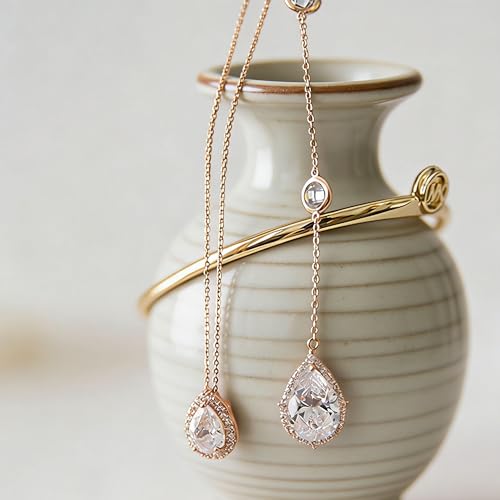 Rhinestone Long Drop Back Chain Jewelry for Women Crystal Back Chain Necklace Gold Plated Body Chain Backdrop Chain Jewelry - style: silver
